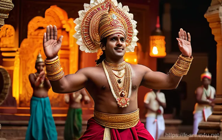 스리랑카의 전통악기 소개 - Prompt 1: The Rhythmic Heartbeat of Kandyan Dance**